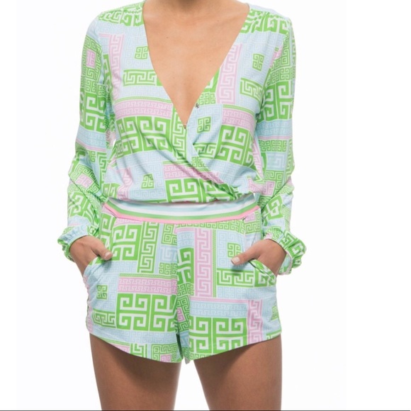 Macbeth Collection by  Margaret Josephs Dresses & Skirts - MACBETH COLLECTION Wrap Romper shorts jumpsuit